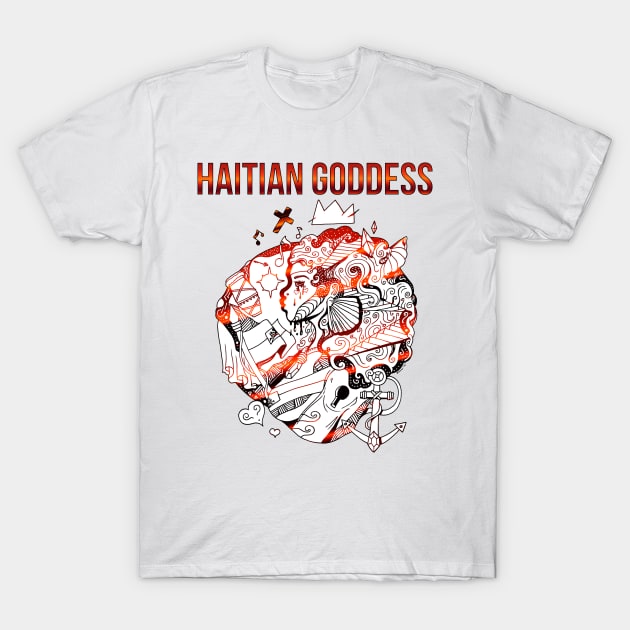 Haitian Goddess T-Shirt by kenallouis